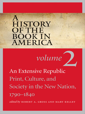 cover image of A History of the Book in America